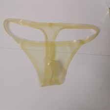 Transparent Latex Briefs Shorts Rubber Underwear Handmade for Men