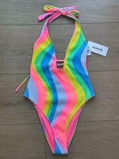 NEW Hurley Womens Medium One Piece Swimsuit S...