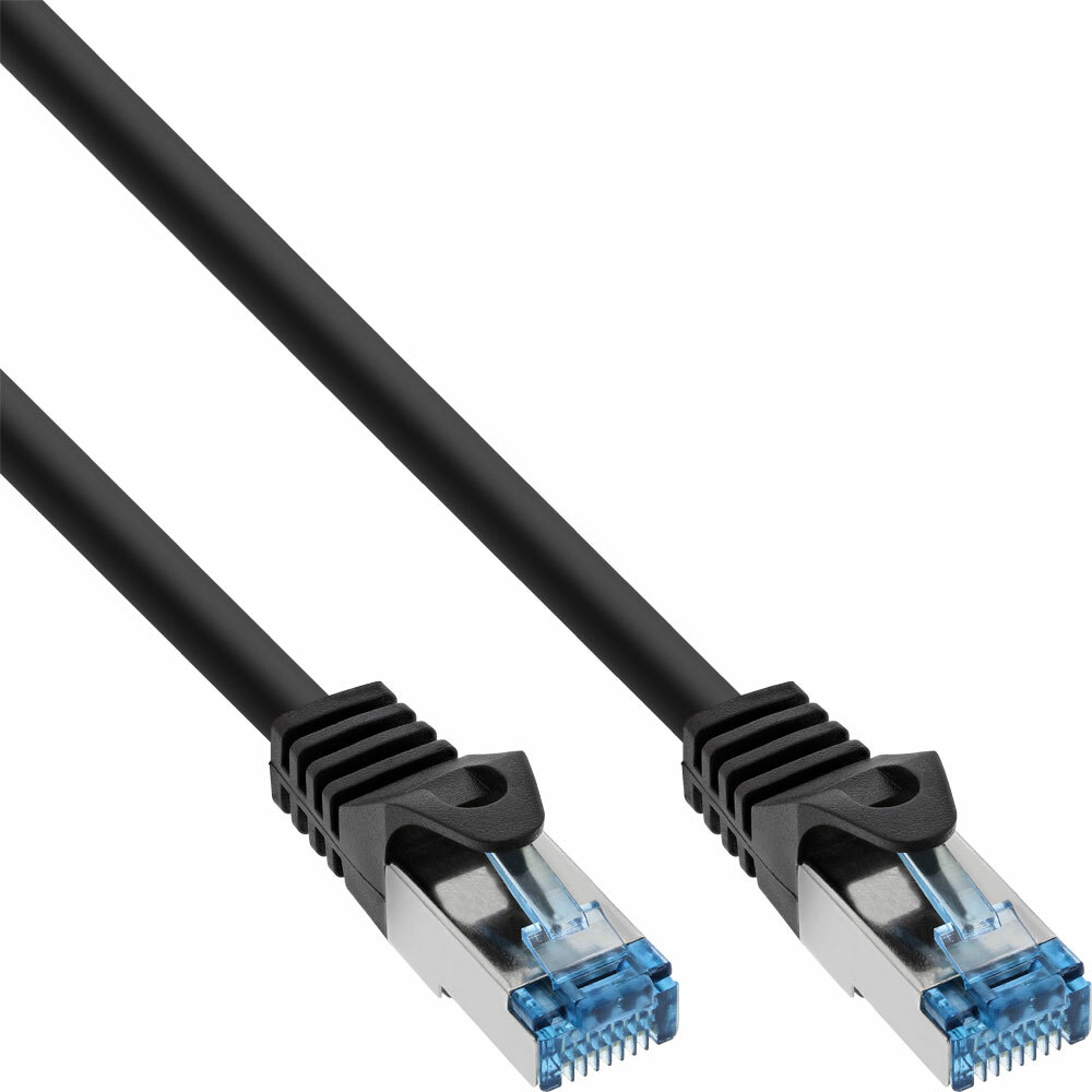 INL InLine® Cavo Rete Lan PE outdoor, S/FTP (PiMf), Cat.6A, 500Mhz, nero, 2m, P
