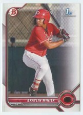 2022 Bowman Prospects #BP-93 Braylin Minier NM-MT Reds 1st Bowman ID:41992