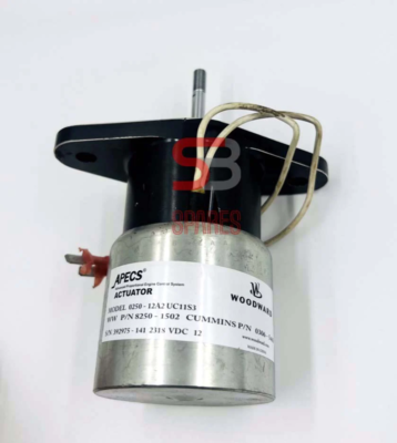Woodward 12V Solenoid, P/N 8250-1502, For Cummins Actuator 0306