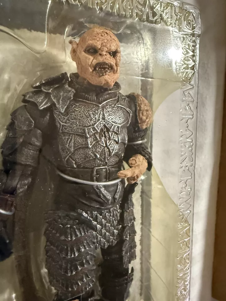 Figura EL SEÑOR DE LOS ANILLOS RETORNO DEL REY GOTHMOG MORANNON ORC COMANDER NUEVA EN STOCK Foto 2 de 4