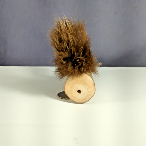 Flauta de madera tallada silbato ardilla en abedul rama corteza madera juguete musical - Imagen 9 de 15