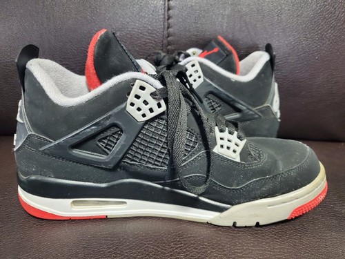 Size 8 - Jordan 4 Retro OG Mid Bred *NO BOX* pre-owned - Picture 5 of 10
