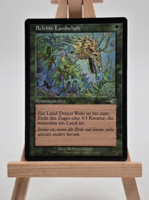 Belebte Landschaft Nemesis (NEM) Magic Karte DE (Animate Land) 101/143