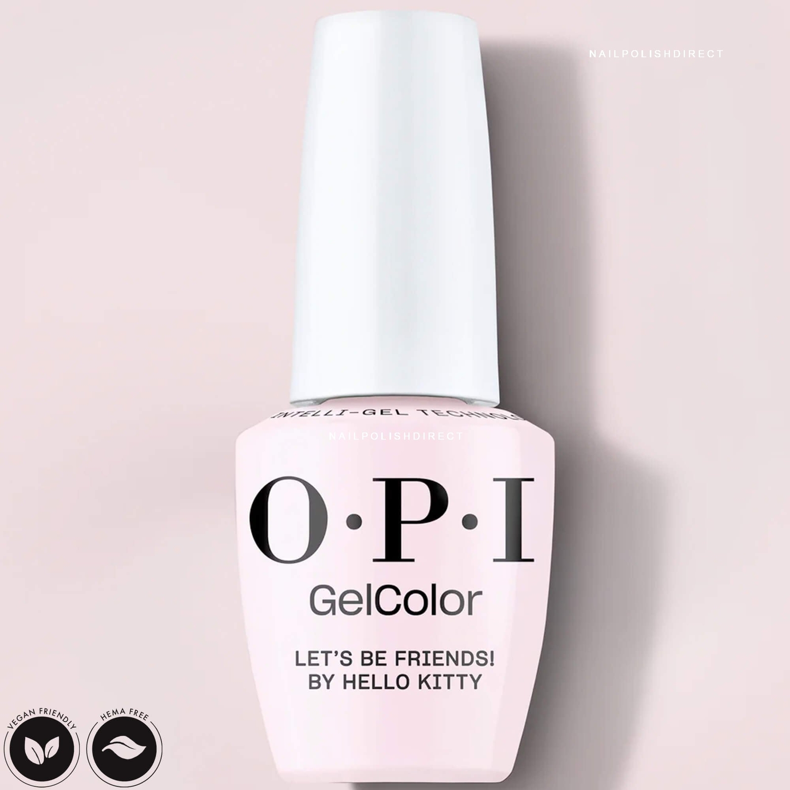 OPI Intelli-Gel HEMA-Free Gel Polish - Let's Be Friends! 15ml (GCH82)