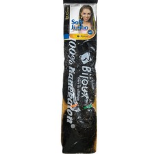Bijoux 100 Kanekalon Soft Jumbo Braid Jet Black