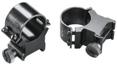 Weaver Sure Grip Detachable Rings 1'' Extra High Scope Rings Black Gloss #49162