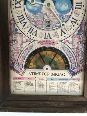 Nestlé 時計 1979 Nestle 50th Anniversary A Time for Baking CLOCK Toll House