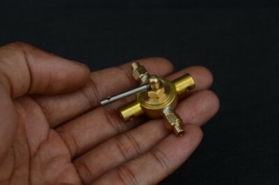 Microcosm P20 Brass Reversible Control Valve Compatible with Steam Engine Models