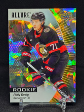2023-24 Upper Deck Allure Hockey Yellow Taxi Ridly Greig #141 Senators