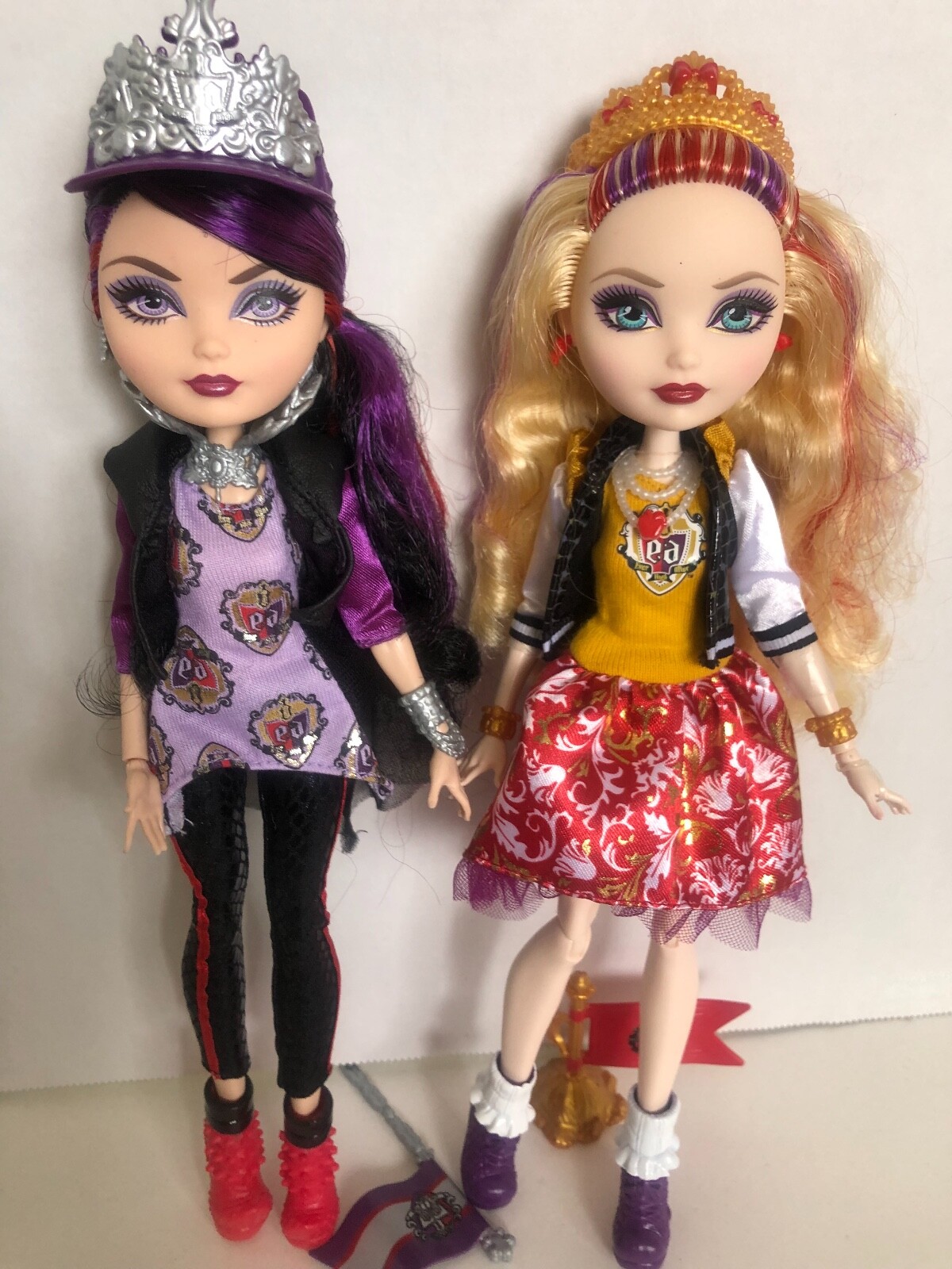 Ever After High School Spirit Apple White & Raven Queen Dolls