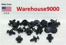 25 Push Type Retainers Auveco 14696 Honda : 90684-SA5-003 Isuzu : 8942981190