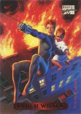 1994 Fleer Marvel Masterpieces Black Widow #9 Near Mint DNA GAMES