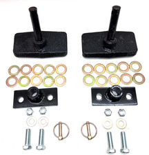 Western Fisher Snowex Standard Rectangle Solid Cast Shoe Kit 43088 50700