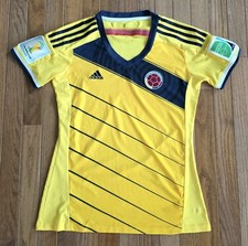 2013 ADIDAS Climacool Colombia National Team Home Soccer Football Jersey Size M