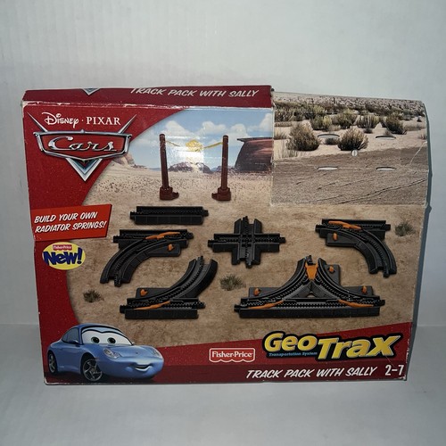 Fisher-Price GeoTrax Track Pack With Sally 2-7 w/ 8 Total Pieces