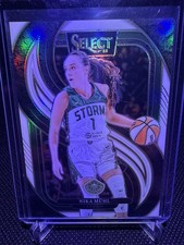 2025 Panini Select WNBA Nika Muhl Premier White Prizm /99 Seattle Storm #178