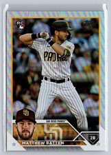 2023 Topps Update #US38 Matthew Batten Rainbow Foil
