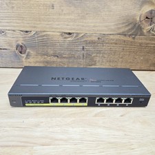 NETGEAR PROSAFE PLUS SWITCH 8 PORT GIGABIT SWITCH WITH 4 PORT POE GS108PE v2