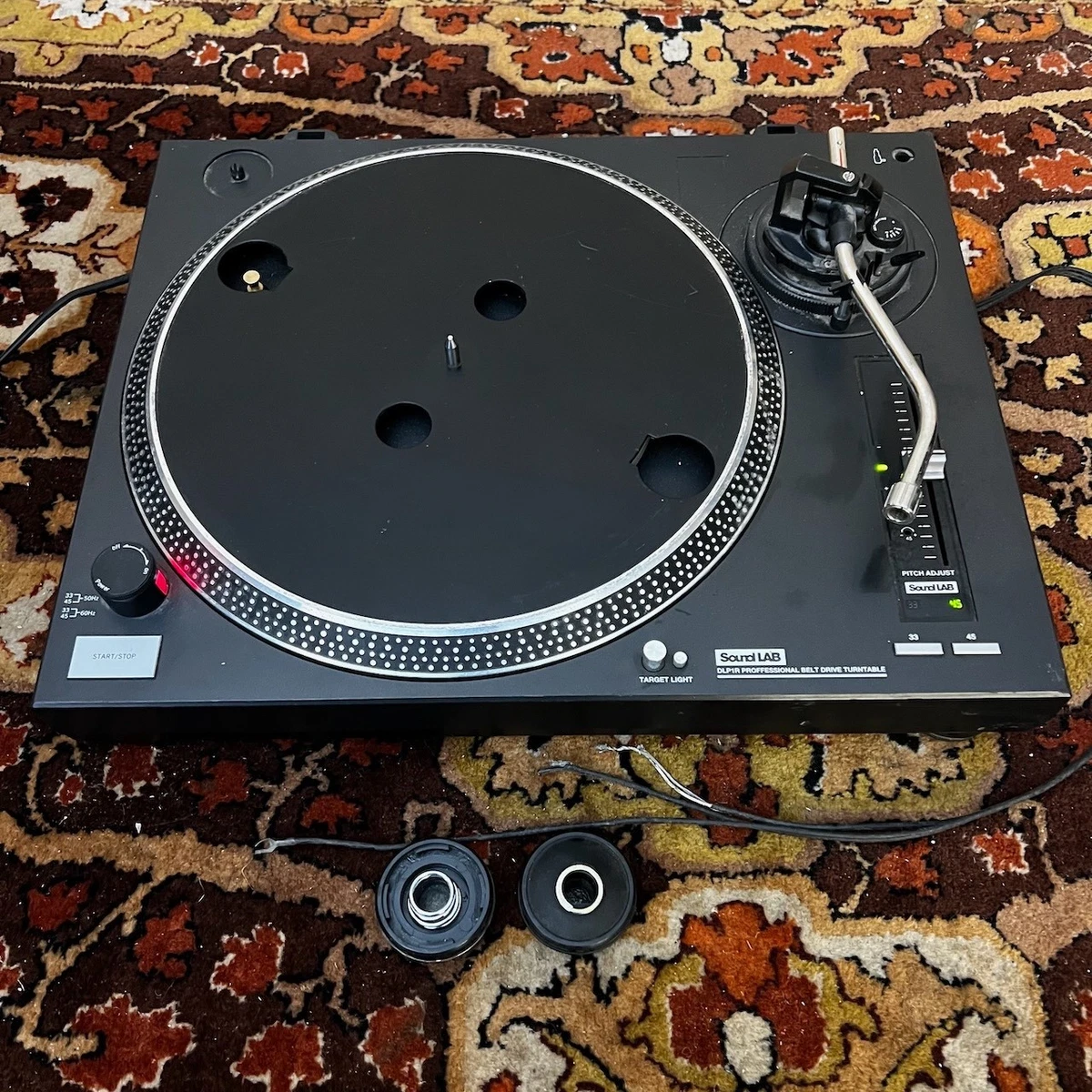 Lot Rare De 2 Feutrines Pour Platine Vinyle Numark PT01 - Another Alien In DJ