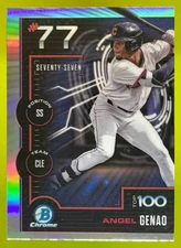 2025 Bowman Angel Genao Scouts' Top 100 #BTP-77 Cleveland Guardians