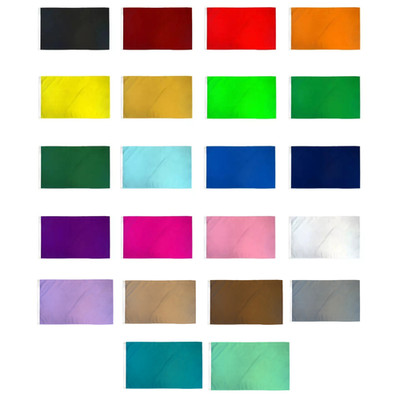 Solid Colors 2x3ft Flag Red Orange Pink Green Blue White Black Blank Color Flags