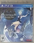 Deception IV: Blood Ties (Sony PlayStation 3, 2014) Authentic & Complete!