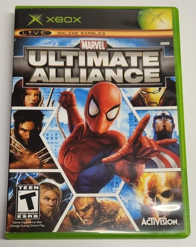 Marvel: Ultimate Alliance (Microsoft Xbox, 2006) No Manual, Tested