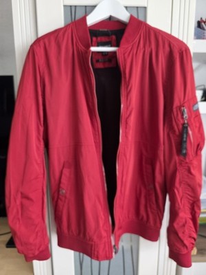 Pull&Bear Bomberjacke / Blouson   Rot   Gr. M (Slim)
