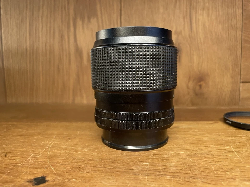 *Modelo tardío: casi como nuevo* Lente retrato Konica Hexanon AR 85 mm F/1,8 de Japón Foto 3 de 4