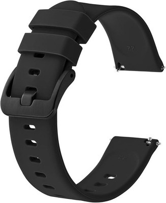 Uhrenarmband Silikon Armband 20 mm Universell Ersatzband Band Uhr Sport Schwarz
