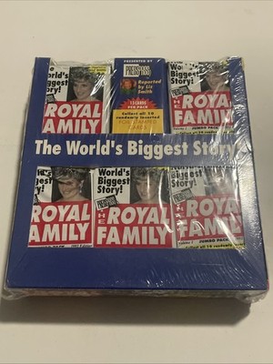 Press Pass Royal Family Trading Cards 1993 Diana Sealed Box Vintage Cards 50 Pks