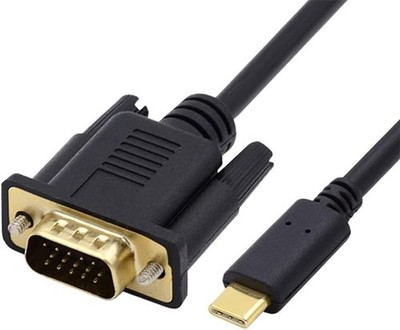 NFHK USB 3.1 Typ C USB-C Quelle auf VGA RGB 1080P 1,8M