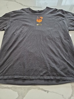 Strange Daze Black Unisex Orange Spritz Cotton Shortsleeve T Shirt