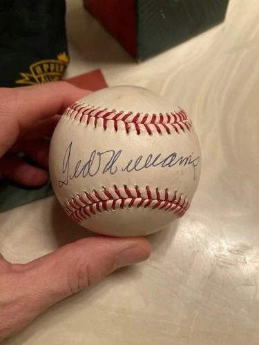 1993 Upper Deck Ted Williams Autographed Baseball !!!NO COA STICKER ON BALL!!!