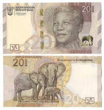 South Africa 20 Rand 2023 New Banknote UNC World Paper Money Collection Currency