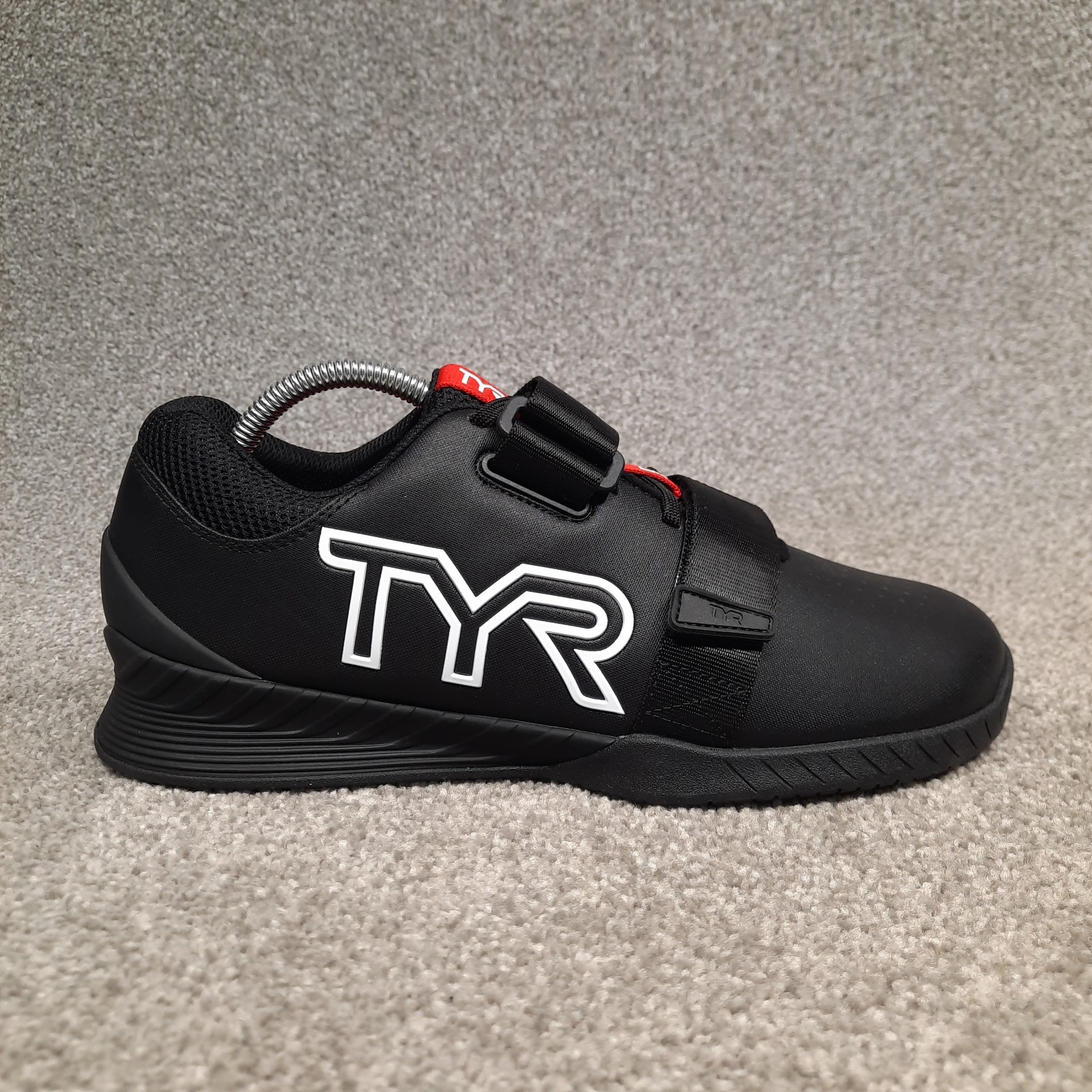 SAOLA TYR L 1 Lifter Scarpe Sneaker Uomo Taglia 10 Nero Bianco Rosso Sollevamento Pesi Palestra