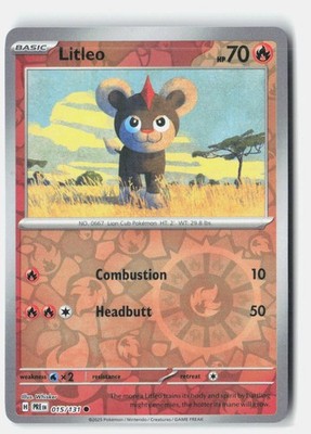 Litleo Reverse Holo Common SV: Prismatic Evolutions 015/131 NM