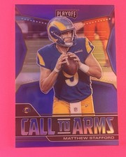 Panini Playoff Prizm Insert Matthew Stafford #CA-MST Los Angeles Rams Football