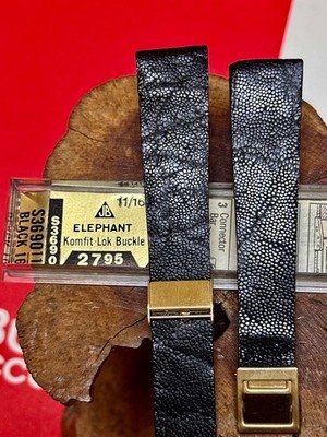 JB Champion Komfit old stock Bulova Accutron size 11/16 rare leather watch strap