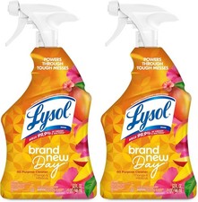 Lysol All-Purpose Cleaner Disinfectant Spray, Mango  Hibiscus Scent, 2-Pack 22