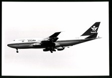 Fotografie Flugzeug Boeing 747 Jumbojet, VPassagierflugzeug der Saudia, Kennung
