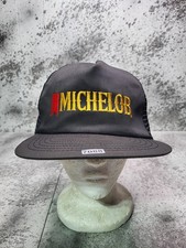 Vintage Michelob Beer Snapback Hat Cap Mesh Embroidered Adjustable Made In USA