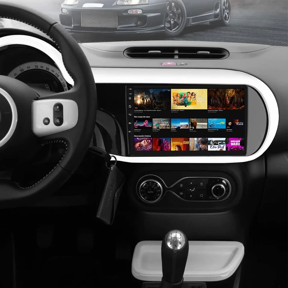 CarPlay Twingo 2012-2016 🌎 Autoradio Android 12 sans fil – Écran tactile 9" - Photo 2/4