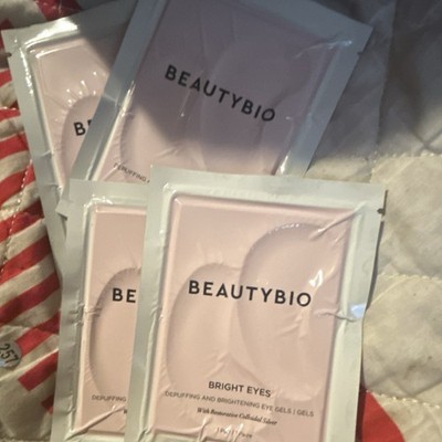 BeautyBio Bright Eyes Depuffing Brightening Eye Gels with Colloidal Silver