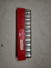 Vintage Proto 12 Drive Deep Socket Set 12 Point - 11 Pieces Sae 5393 Usa