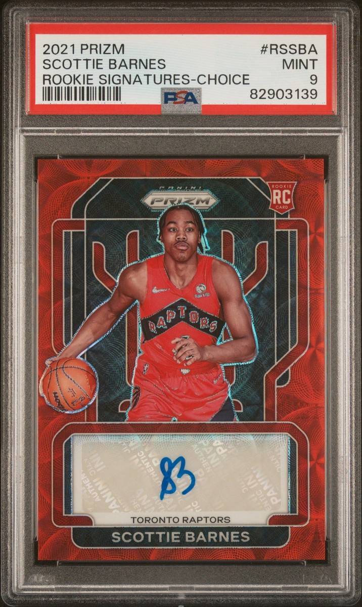 2021 PANINI PRIZM RC SIGNATURES CHOICE #RSSBA SCOTTIE BARNES
