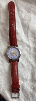 Burberry BU7110 Stainless Steel Lilac Dial 34 mm Women s Swiss Made Watch