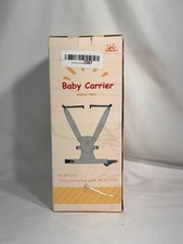 MOMTORY Baby Carrier YM019 Newborn Ready Ergonomic Infant Carrier Gray-A4